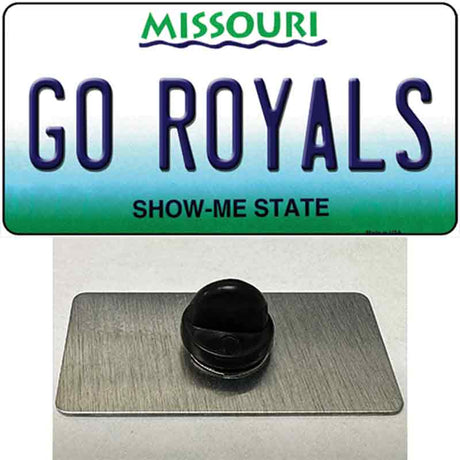 Go Royals Novelty Metal Hat Pin Tag