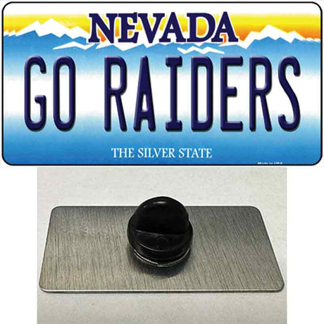 Go Raiders Nevada Novelty Metal Hat Pin Tag