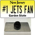 Number 1 Jets Fan Novelty Metal Hat Pin Tag