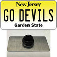 Go Devils Novelty Metal Hat Pin Tag