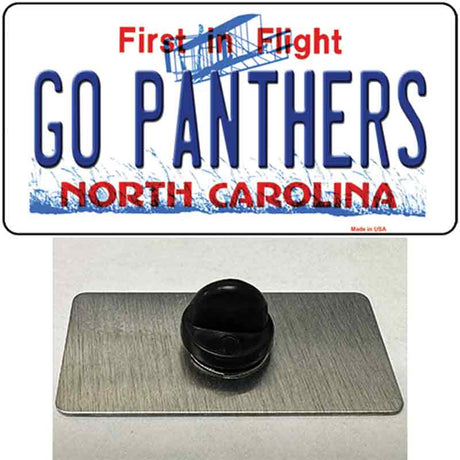 Go Panthers North Carolina Novelty Metal Hat Pin Tag