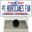 Number 1 Hurricanes Fan Novelty Metal Hat Pin Tag