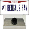 Number 1 Bengals Fan Novelty Metal Hat Pin Tag