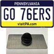 Go 76ers Novelty Metal Hat Pin Tag