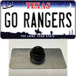 Go Rangers Texas Novelty Metal Hat Pin Tag