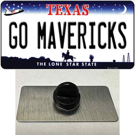 Go Mavericks Novelty Metal Hat Pin Tag