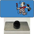 Plumber Offset Novelty Metal Hat Pin