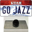 Go Jazz Novelty Metal Hat Pin Tag