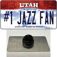 Number 1 Jazz Fan Novelty Metal Hat Pin Tag