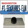 Number 1 Seahawks Fan Novelty Metal Hat Pin Tag