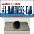 Number 1 Mariners Fan Novelty Metal Hat Pin Tag