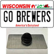 Go Brewers Novelty Metal Hat Pin Tag