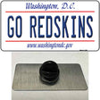 Go Redskins Novelty Metal Hat Pin Tag