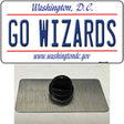 Go Wizards Novelty Metal Hat Pin Tag