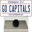 Go Capitals Novelty Metal Hat Pin Tag