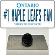 Number 1 Maple Leafs Fan Novelty Metal Hat Pin Tag