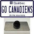 Go Canadiens Novelty Metal Hat Pin Tag