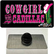 Cowgirl Cadillac Novelty Metal Hat Pin