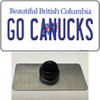 Go Canucks Novelty Metal Hat Pin Tag