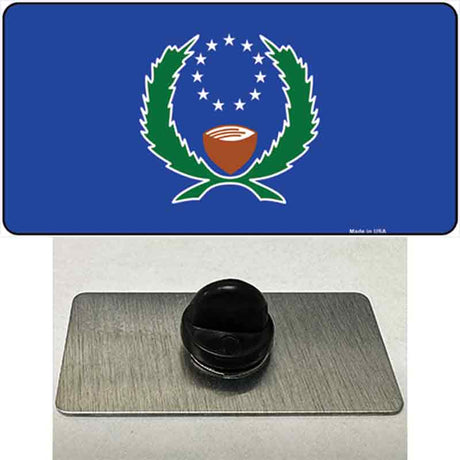 Pohnpei Flag Novelty Metal Hat Pin