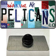 Pelicans Strip Art Novelty Metal Hat Pin Tag