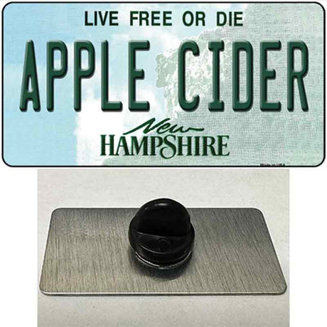 Apple Cider New Hampshire Novelty Metal Hat Pin Tag