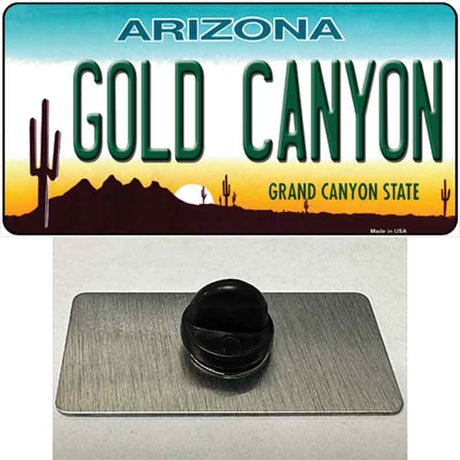 Gold Canyon Arizona Novelty Metal Hat Pin Tag