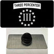 3 Percenter Ring of Stars Novelty Metal Hat Pin Tag