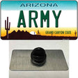 Army Arizona Novelty Metal Hat Pin Tag