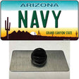 Navy Arizona Novelty Metal Hat Pin Tag