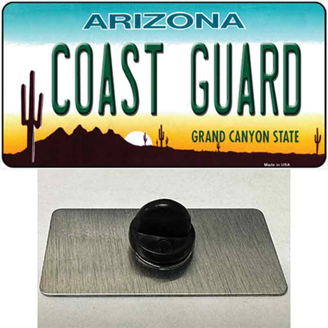 Coast Guard Arizona Novelty Metal Hat Pin Tag