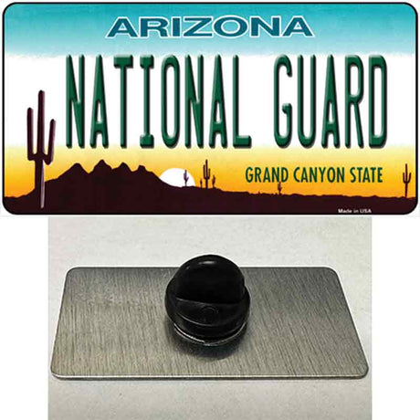 National Guard Arizona Novelty Metal Hat Pin Tag