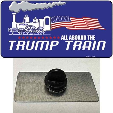 Trump Train Novelty Metal Hat Pin Tag