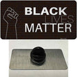 Black Lives Matter Fist Brick Novelty Metal Hat Pin Tag