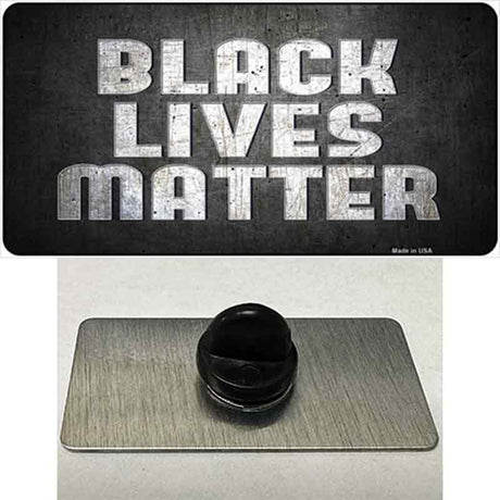 Black Lives Matter Faded Novelty Metal Hat Pin Tag