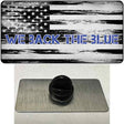 We Back The Blue Novelty Metal Hat Pin Tag