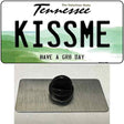 Kiss Me Novelty Metal Hat Pin Tag