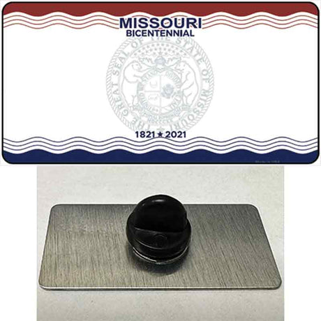 Missouri Bicentennial State Blank Novelty Metal Hat Pin