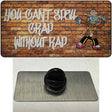 Grad Without Rad Novelty Metal Hat Pin Tag