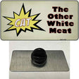 Cat Other White Meat Novelty Metal Hat Pin Tag