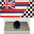 Hawaii Racing Flag Novelty Metal Hat Pin Tag