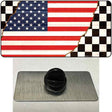 USA Racing Flag Novelty Metal Hat Pin Tag