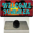 Welcome Summer Novelty Metal Hat Pin Tag