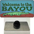 Welcome To The Bayou Novelty Metal Hat Pin Tag