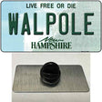 Walpole New Hampshire Novelty Metal Hat Pin Tag