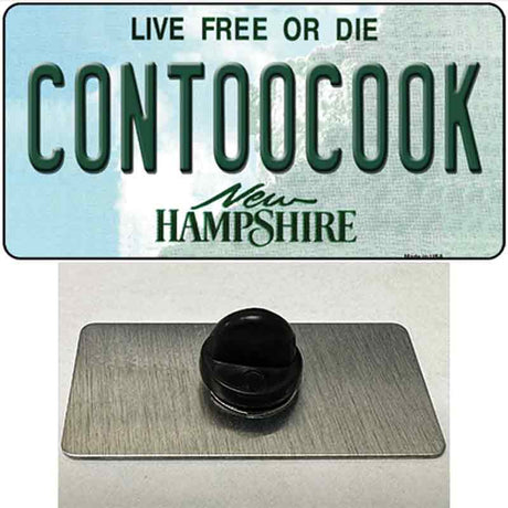 Contoocook New Hampshire Novelty Metal Hat Pin Tag