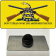 Dont Tread On My 2nd Amendment Novelty Metal Hat Pin