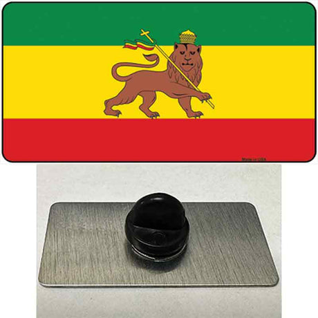 Ethiopia Flag Novelty Metal Hat Pin Tag