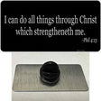 Phil 4 13 Bible Verse Novelty Metal Hat Pin Tag