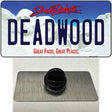 Deadwood South Dakota Novelty Metal Hat Pin Tag